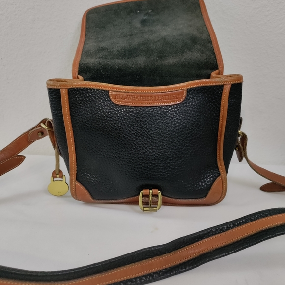 Dooney &  Bourke Vintage Black AWL Surrey Crossbody Bag - Picture 9 of 13